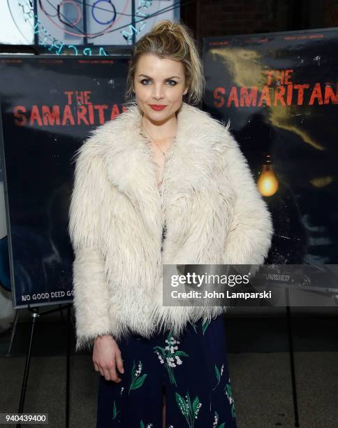 Andrea Boehlke attends "The Samaritans" New York premiere at Anthology Film Archives on March 31, 2018 in New York City.