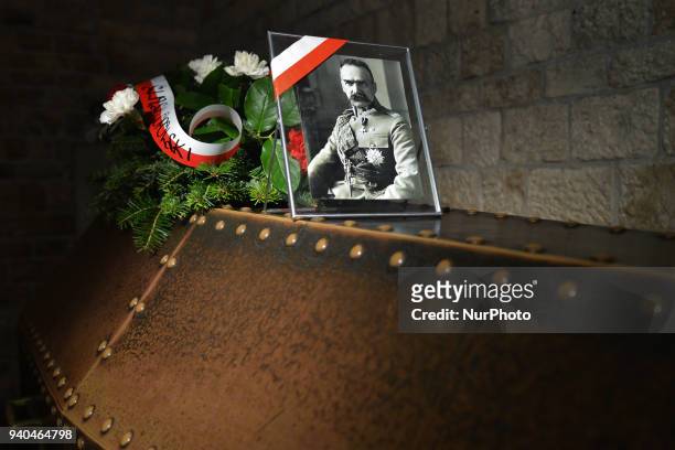 Due to the conservation of the crypt under the Tower of Silver Bells at Wawel Cathedral, the coffin with Marshal Jozef Pilsudski's body was moved to...