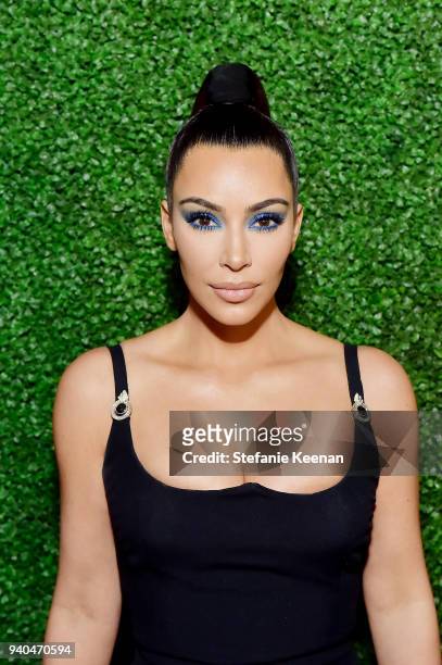 Kim Kardashian West attends KKWxMario Dinner at Jean-Georges Beverly Hills on March 31, 2018 in Beverly Hills, California.