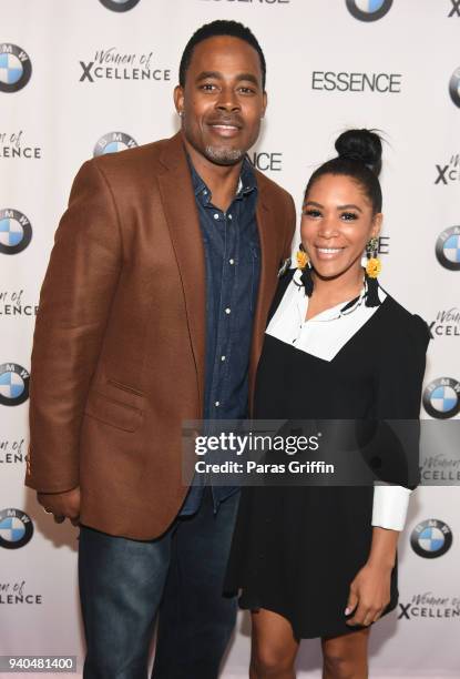 Actor Lamman Rucker and Octavia Toliver attend Women of Xcellence Presented by BMW at STK Atlanta on March 31, 2018 in Atlanta, Georgia.