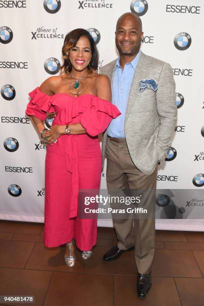 Lisa Bonner and Leron Rogers attend Women of Xcellence Presented by BMW at STK Atlanta on March 31, 2018 in Atlanta, Georgia.