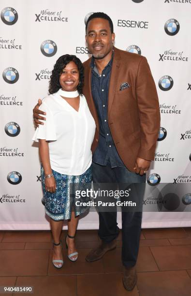 Kimberly Williams, Women's Resource Center and Lamman Rucker attend Women of Xcellence Presented by BMW at STK Atlanta on March 31, 2018 in Atlanta,...