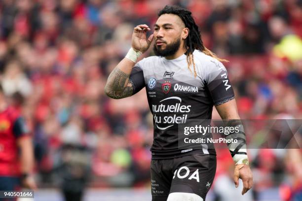 Ma'a Nonu of Toulon during the European Rugby Champions Cup Quarter Final match between Munster Rugby and RC Toulon at Thomond Park Stadium in...