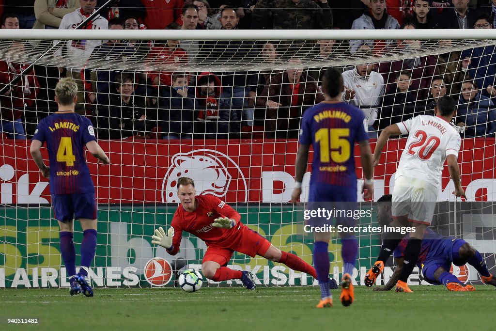 Sevilla v FC Barcelona - La Liga Santander