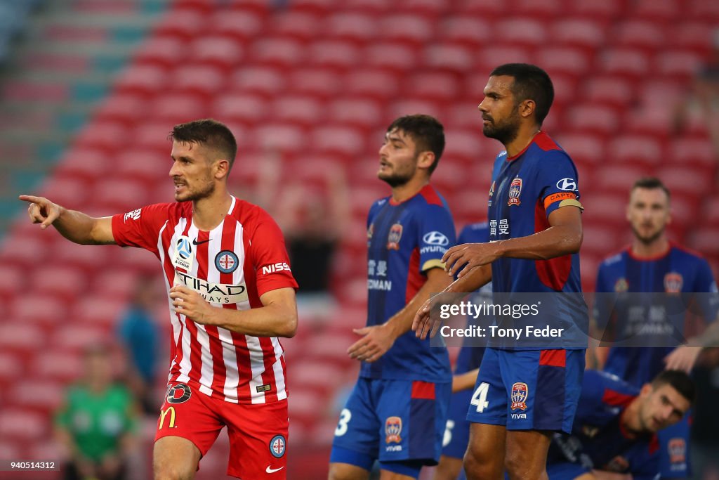 A-League Rd 25 - Newcastle v Melbourne