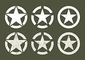 U.S Military stars
