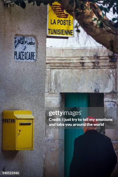 tunisia, bizerte, tunis - the old village - チュニジア文化 ストックフォトと画像