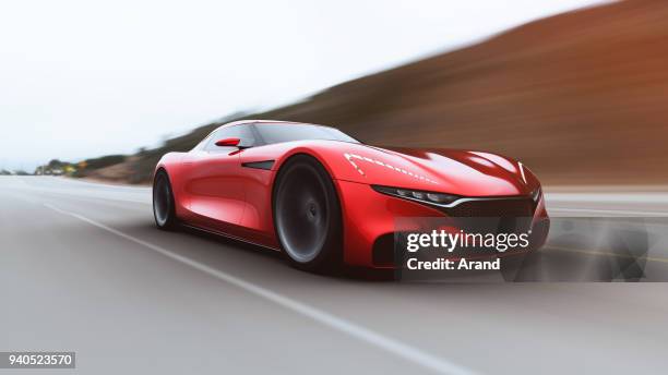 Car Red Racing Road Red Race Car Photos and Premium High Res Pictures - Getty Images