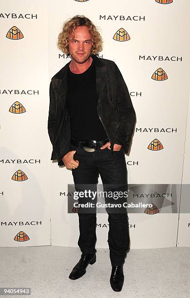 Designer Peter Dundas attends Maybach presents David LaChapelle's "Bliss Amongst Chaos" at the Raleigh Hotel on December 5, 2009 in Miami Beach,...