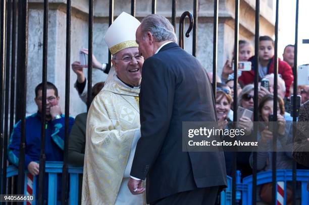 Spanish Royals Attend Easter Mass In Palma de Mallorca, ニュース写真