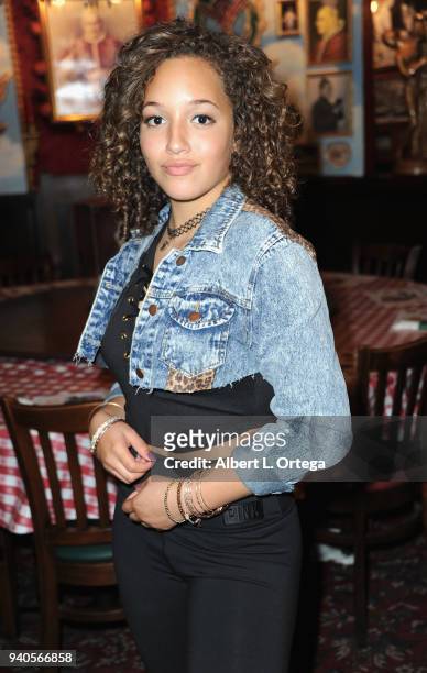 Electra celebrates Connor Shane's Birthday held at Buca Di Beppo at Universal CityWalk on March 31, 2018 in Universal City, California