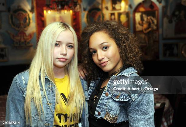 Elam Roberson and Electra celebrate Connor Shane's Birthday held at Buca Di Beppo at Universal CityWalk on March 31, 2018 in Universal City,...