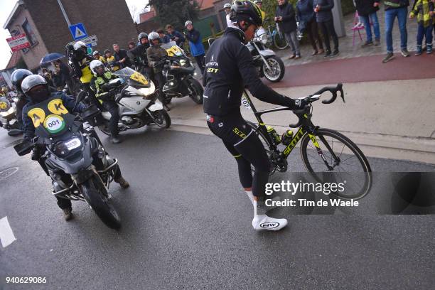 Jack Bauer of New Zealand and Team Michelton Scott / during the 102nd Tour of Flanders 2018 - Ronde Van Vlaanderen a 264,7km race from Antwerpen to...