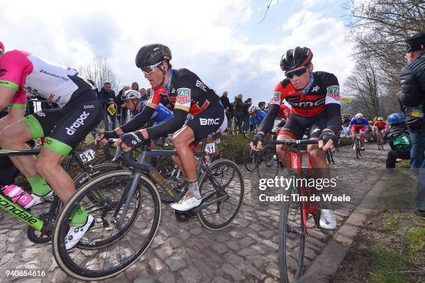 Greg Van Avermaet of Belgium and BMC Racing Team / Jurgen Roelandts of Belgium and BMC Racing Team / Koppenberg / Cobbles / during the 102nd Tour of...