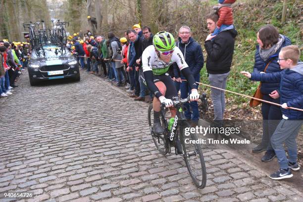 Julien Vermote of Belgium and Team Dimension Data / Koppenberg / Cobbles / during the 102nd Tour of Flanders 2018 - Ronde Van Vlaanderen a 264,7km...