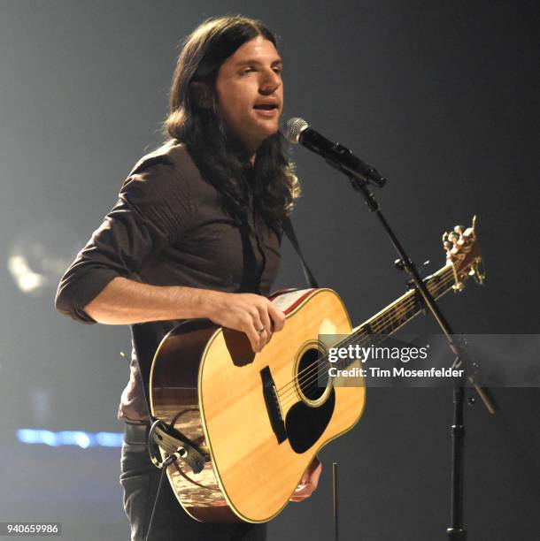 Seth Avett of The Avett Brothers performs at The Sacramento Community Theater on March 30, 2018 in Sacramento, California.