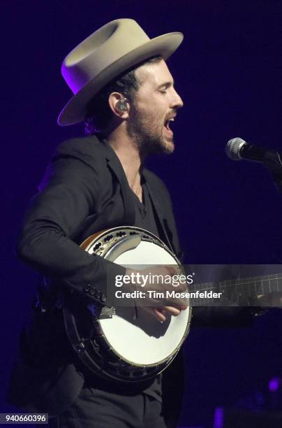 Scott Avett of The Avett Brothers performs at The Sacramento Community Theater on March 30, 2018 in Sacramento, California.