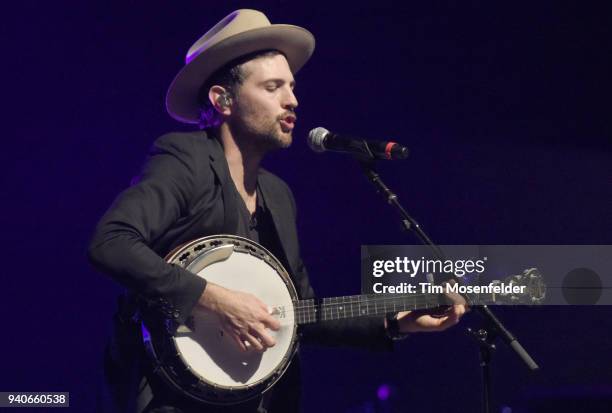 Scott Avett of The Avett Brothers performs at The Sacramento Community Theater on March 30, 2018 in Sacramento, California.