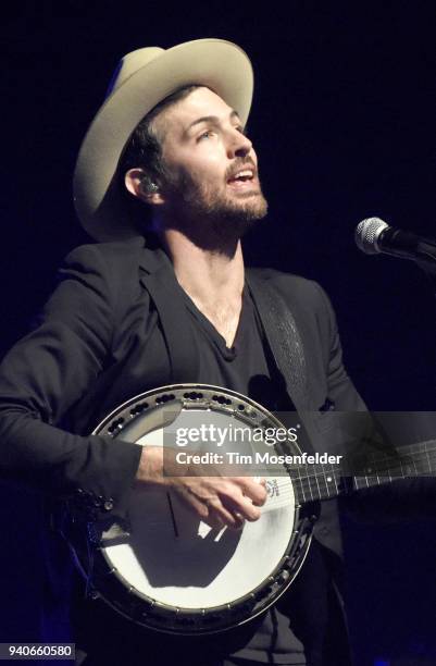 Scott Avett of The Avett Brothers performs at The Sacramento Community Theater on March 30, 2018 in Sacramento, California.