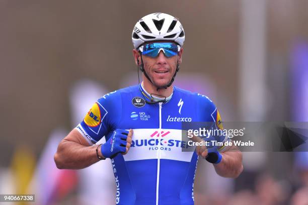 Arrival / Philippe Gilbert of Belgium and Team Quick-Step Floors / Celebration / during the 102nd Tour of Flanders 2018 - Ronde Van Vlaanderen a...