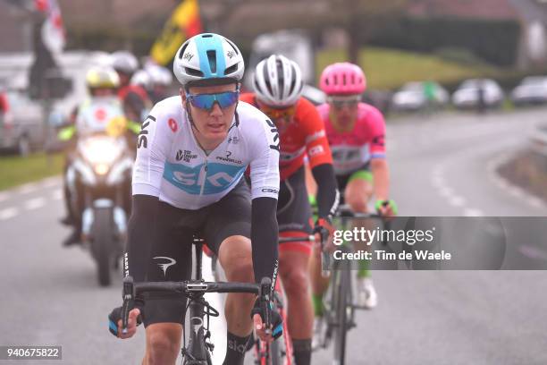 Sebastian Langeveld of The Netherlands and Team EF Education First - Drapac P/B Cannondale / Mads Pedersen of Denmark and Team Trek Segafredo / Dylan...