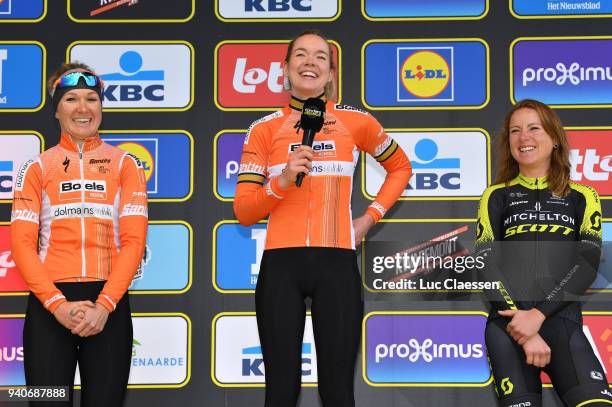 Podium / Amy Pieters of The Netherlands and Boels - Dolmans Cycling Team / Anna Van Der Breggen of The Netherlands and Boels - Dolmans Cycling Team /...