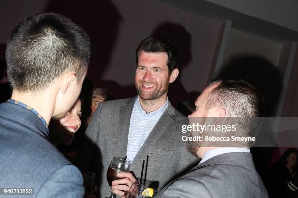 Billy Eichner at the afterparty for the premiere of the revival of Angels in America at Espace on March 25, 2018 in New York, New York.