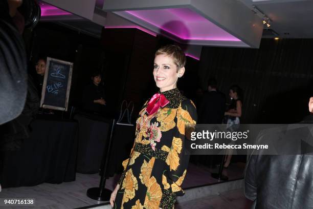 Denise Gough at the afterparty for the premiere of the revival of Angels in America at Espace on March 25, 2018 in New York, New York.