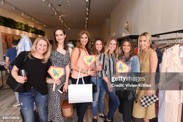 Louise Roe and Jacey Duprie host shopping event at Intermix to benefit Children's Hospital Los Angeles' Make March Matter campaign on March 31, 2018...