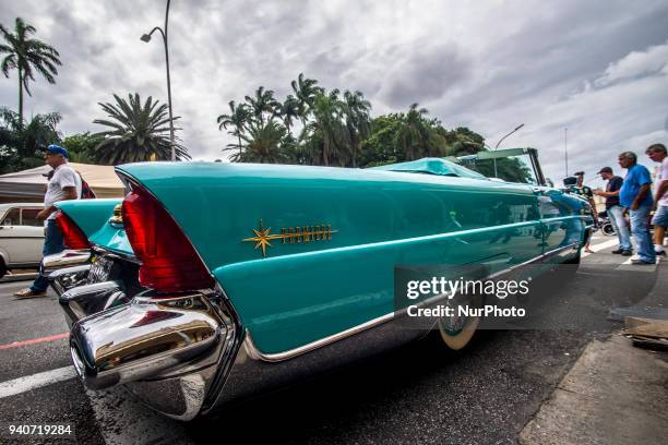 Meeting of Ancient cars in Sao Paulo, Brazil, on 1st April, 2018. Every first Sunday of the month, the Estação da Luz in São Paulo turns into an epic...