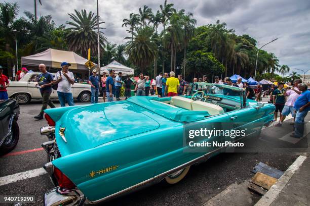 Meeting of Ancient cars in Sao Paulo, Brazil, on 1st April, 2018. Every first Sunday of the month, the Estação da Luz in São Paulo turns into an epic...