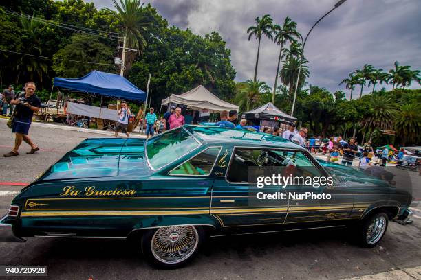 Meeting of Ancient cars in Sao Paulo, Brazil, on 1st April, 2018. Every first Sunday of the month, the Estação da Luz in São Paulo turns into an epic...