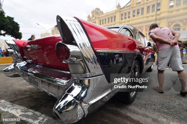 Meeting of Ancient cars in Sao Paulo, Brazil, on 1st April, 2018. Every first Sunday of the month, the Estação da Luz in São Paulo turns into an epic...