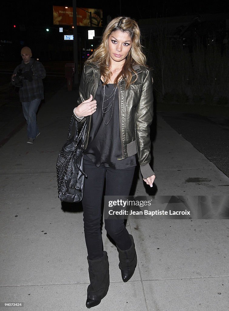 Celebrity Sightings In Los Angeles - December 5, 2009