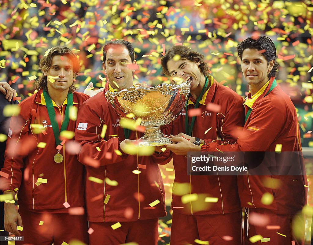 Spain v Czech Republic - Davis Cup World Group Final - Day Three