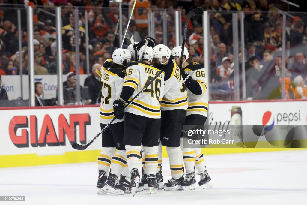 Boston Bruins v Philadelphia Flyers