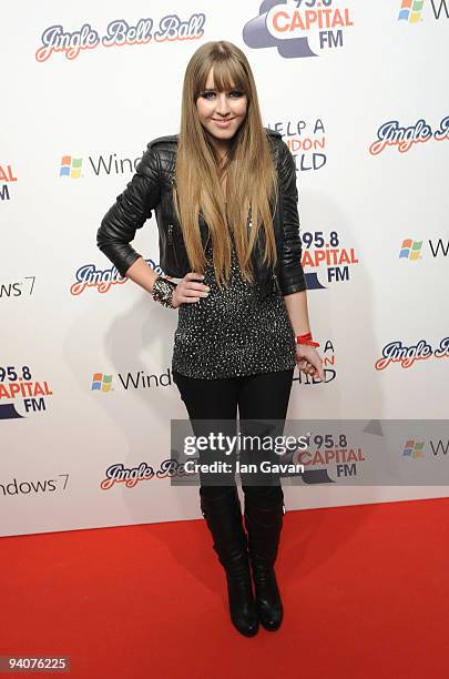 Esmee Denters attends the Capital FM Jingle Bell Ball - Day 2 at 02 Arena on December 6, 2009 in London, England.