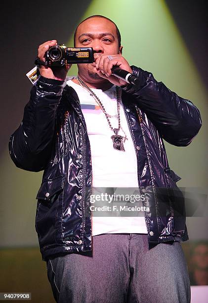 Producer Timbaland performs at the release party for his new album ''Shock Value II'' presented by Verizon Wireless and Blackberry at the LIV...