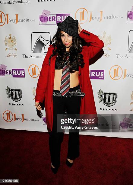 Performer Kel B. Attends "A Christmas Story" Fashion Benefit for the Amanda Foundation at Club Eleven on December 5, 2009 in Los Angeles, California.