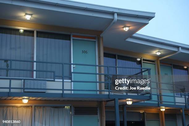 Room 306 at the Lorraine Motel is seen, where Dr. Martin Luther King, Jr. Was murdered on the balcony, and is now part of the complex of the National...