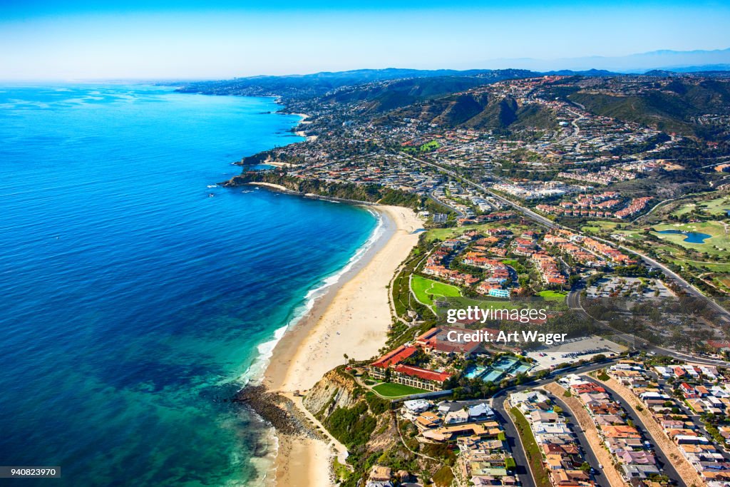 Orange County Coastline Aerial