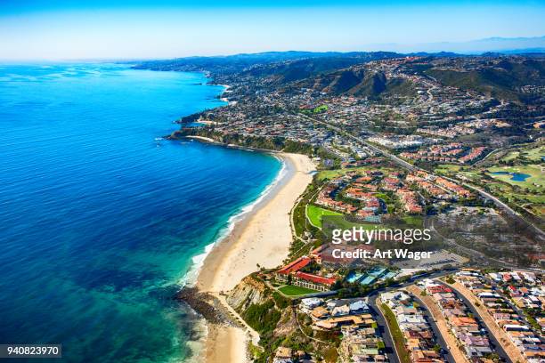 orange county coastline aerial - california stock pictures, royalty-free photos & images