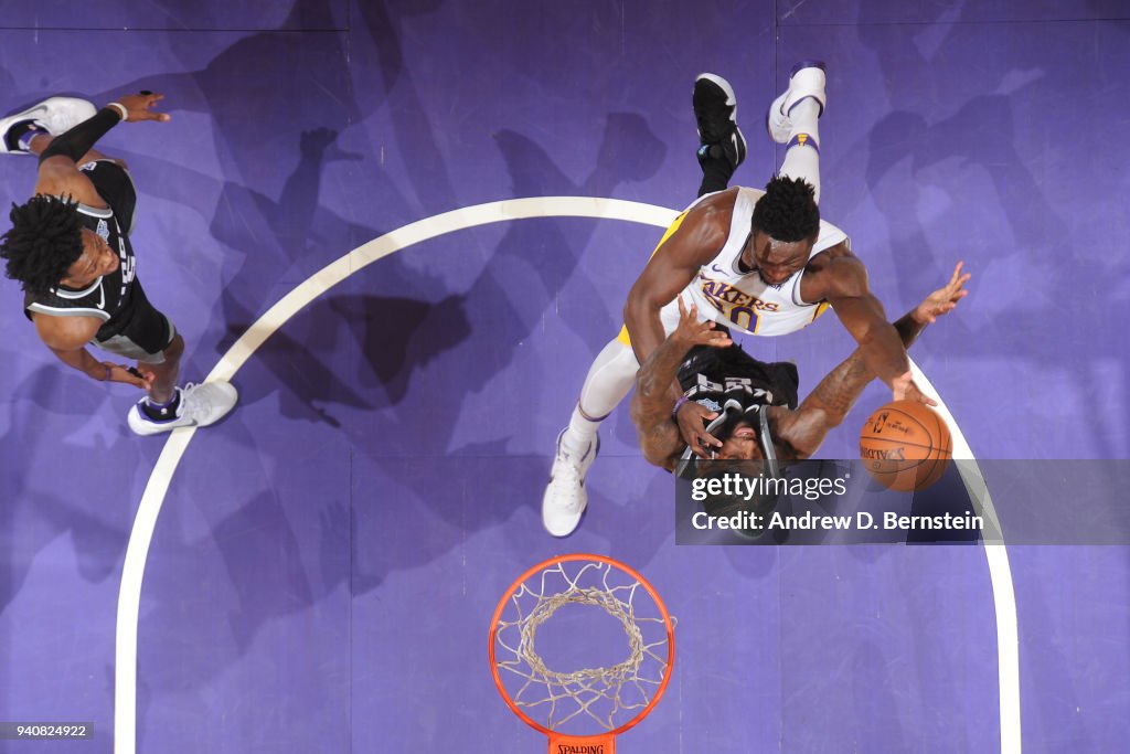 Sacramento Kings v Los Angeles Lakers