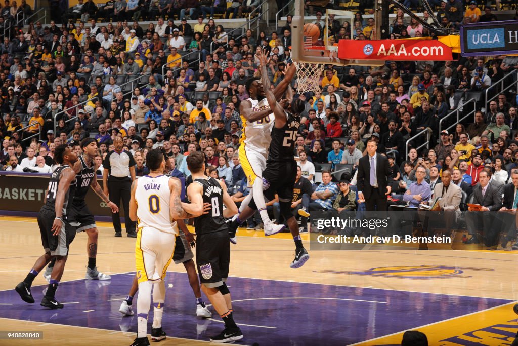 Sacramento Kings v Los Angeles Lakers