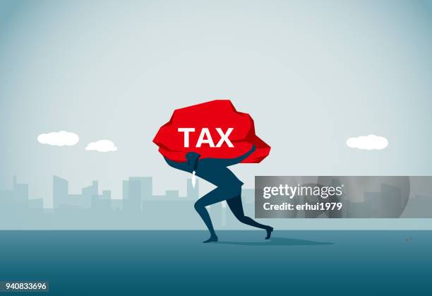 tax - tax penalty stock illustrations