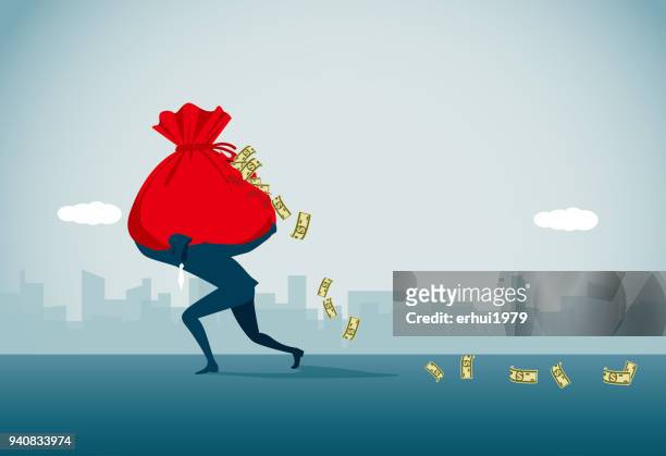 thief - 2018 money stock illustrations