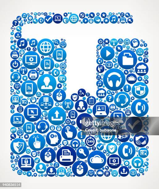 bookmark computer tech support - diary lock stock illustrations