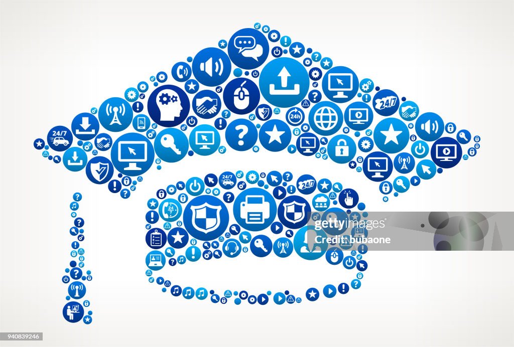 Avläggande av examen Cap dator Tech Support