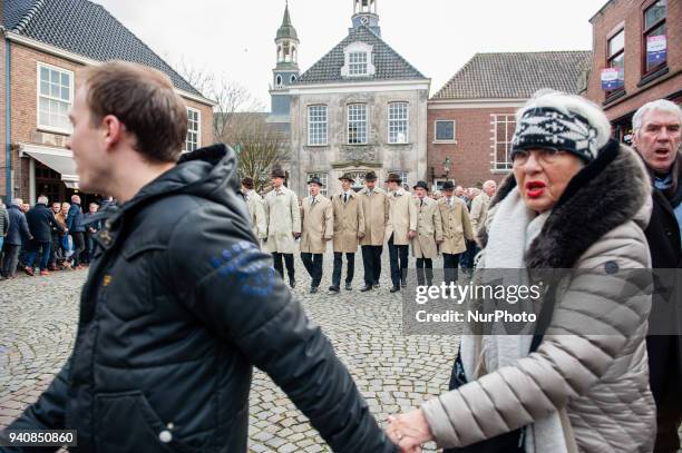 April 1st, Ootmarsum. The poaskearls are young Catholic single men from Ootmarsum and they perform a yearly traditional event around Easter called...