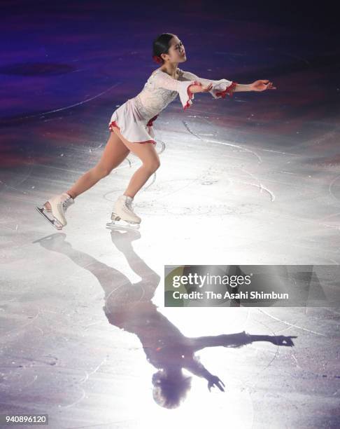 Satoko Miyahara performs during the Stars On Ice at Towa Yakuhin Ractab Dome on March 31, 2018 in Kadoma, Osaka, Japan.